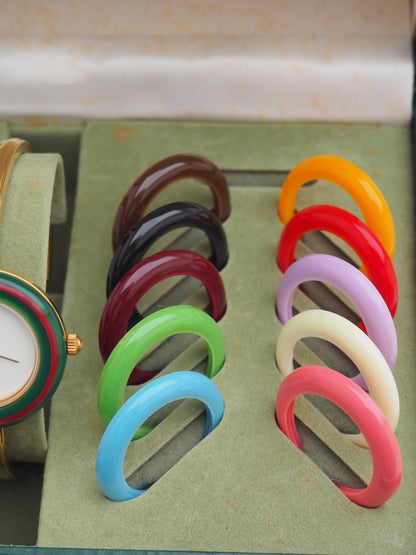 GUCCI INTERCHANGEABLE BEZEL WATCH