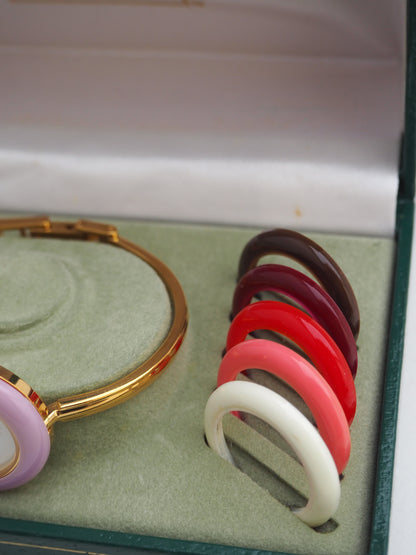 GUCCI INTERCHANGEABLE BEZEL WATCH