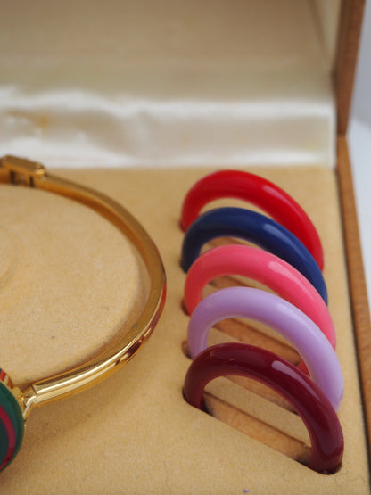 GUCCI INTERCHANGEABLE BEZEL WATCH