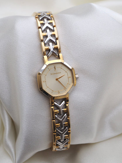 YVES SAINT LAURENT OCTAGON WATCH
