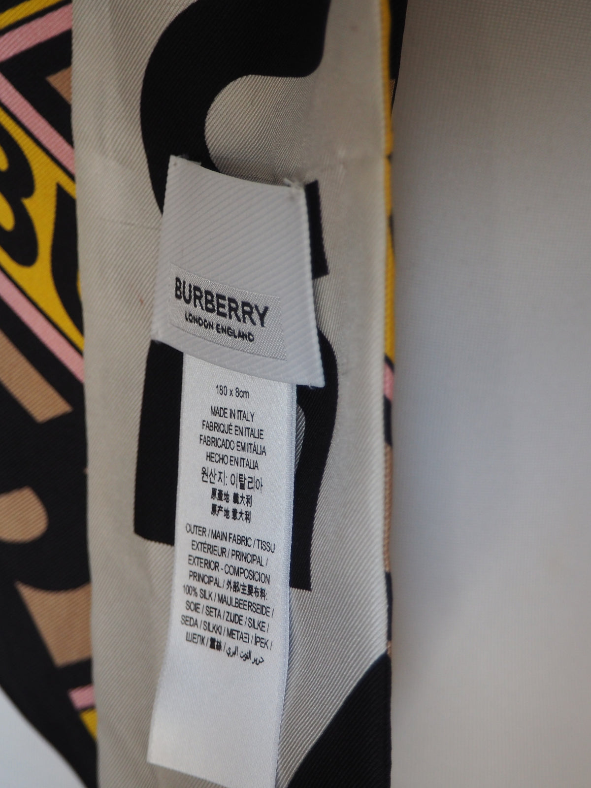 BURBERRY SILK TWILLY