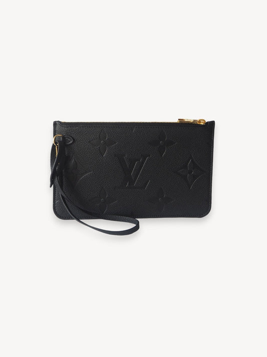 LOUIS VUITTON EMPREINTE MONOGRAM GIANT NEVERFULL POCHETTE BLACK