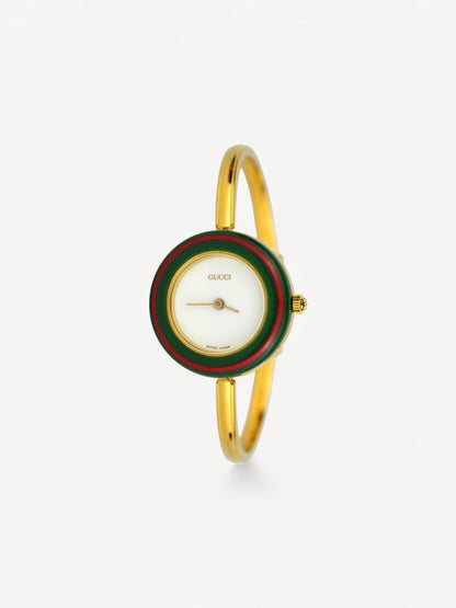 GUCCI INTERCHANGEABLE BEZEL WATCH