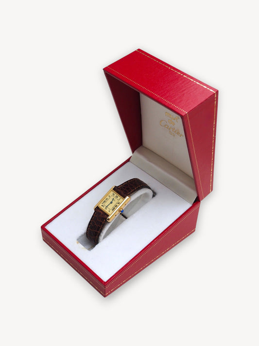 CARTIER MUST DE CARTIER TANK WATCH