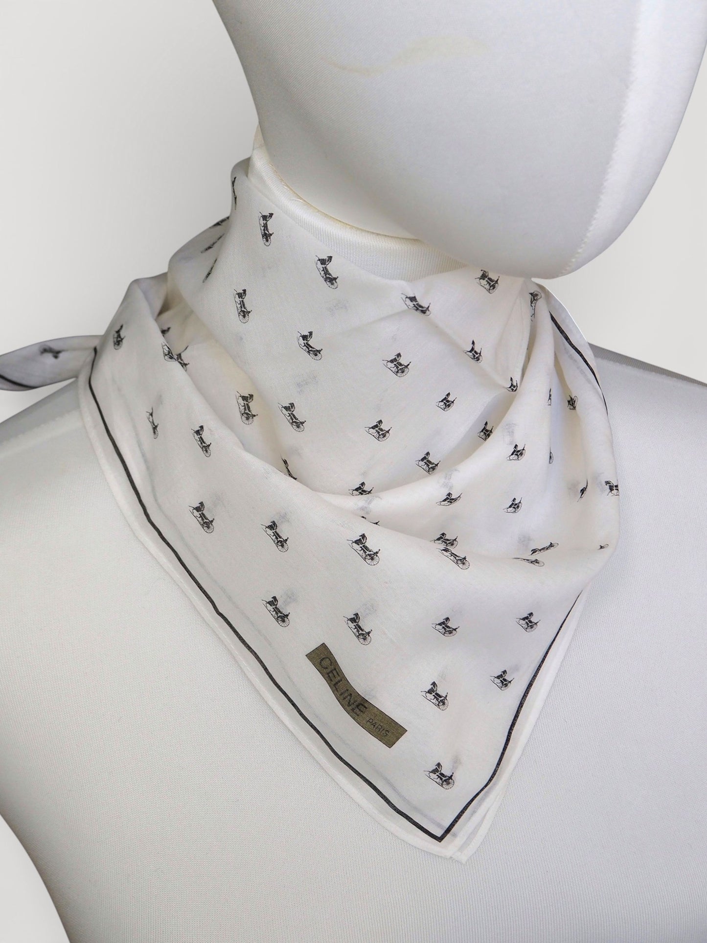 CELINE CARRIAGE SCARF
