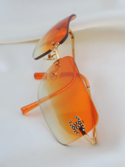 CHANEL 4017-D SUNGLASSES ORANGE