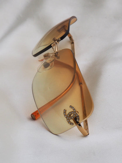 CHANEL 4017-D SUNGLASSES ORANGE