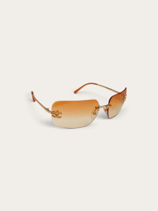 CHANEL 4017-D SUNGLASSES ORANGE