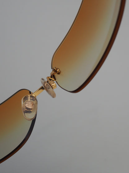 CHANEL 4017-D SUNGLASSES ORANGE