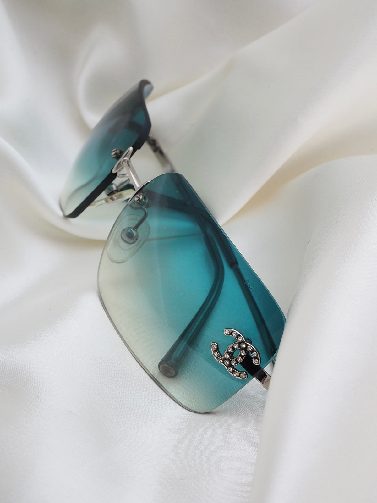 CHANEL 4017-D SUNGLASSES TURQUOISE