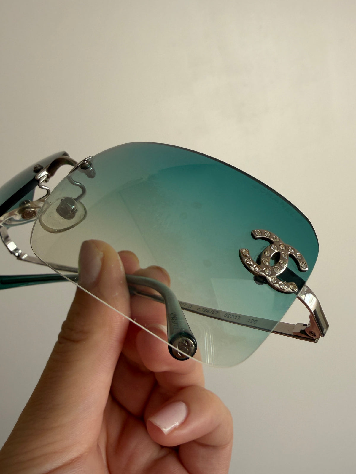 CHANEL 4017-D SUNGLASSES TURQUOISE