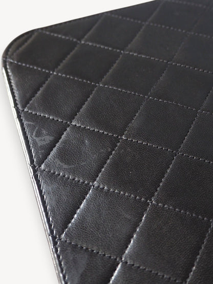 CHANEL SINGLE FULL FLAP BAG BLACK
