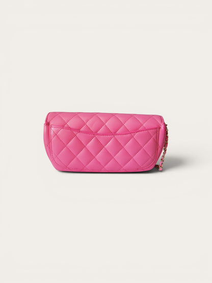 CHANEL GLASSES CASE WITH CHAIN