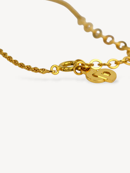 CHISTIAN DIOR CD LOGO NECKLACE