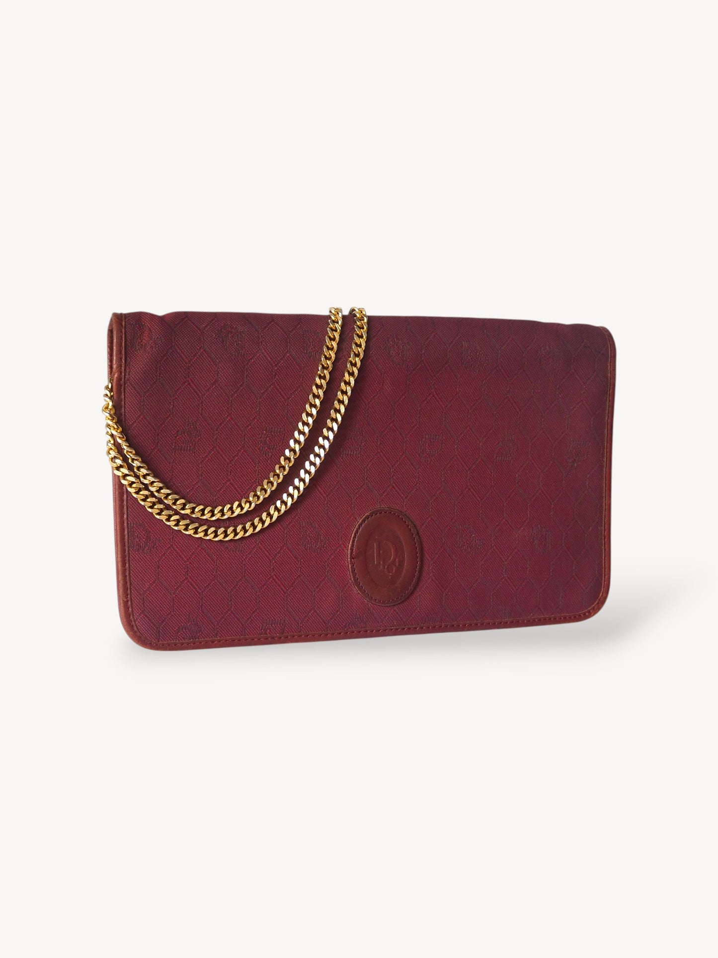 CHRISTIAN DIOR HONEYCOMB 2-WAY SHOULDER BAG