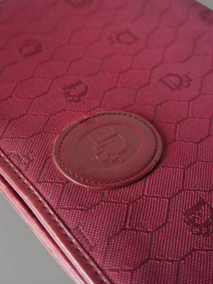 CHRISTIAN DIOR HONEYCOMB 2-WAY SHOULDER BAG