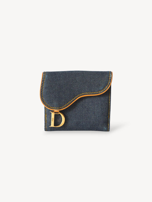 CHRISTIAN DIOR SADDLE WALLET