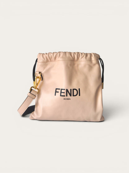 FENDI DRAWSTRING CROSSBODY POUCH