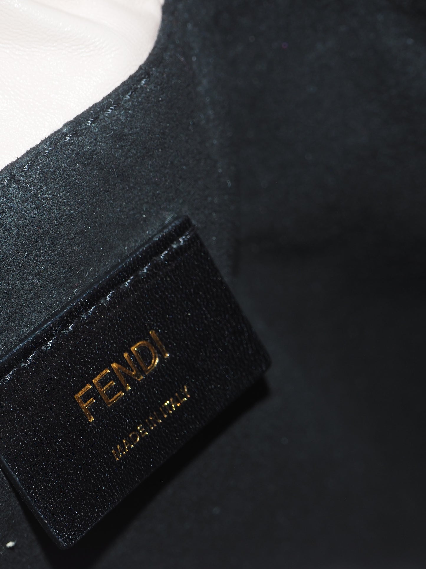 FENDI DRAWSTRING CROSSBODY POUCH