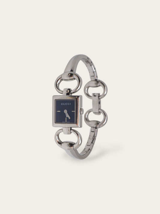 GUCCI 120 HORSEBIT BANGLE WATCH