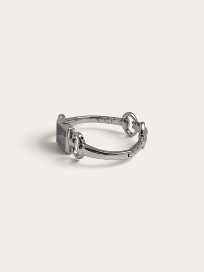 GUCCI 120 HORSEBIT BANGLE WATCH