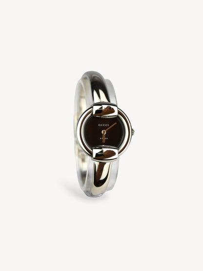 GUCCI 1400L WATCH SILVER/BLACK