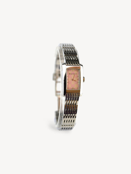 GUCCI 腕時計　8600L Gucci 8600L Guccissima Watch Silver – Archives de Luxe