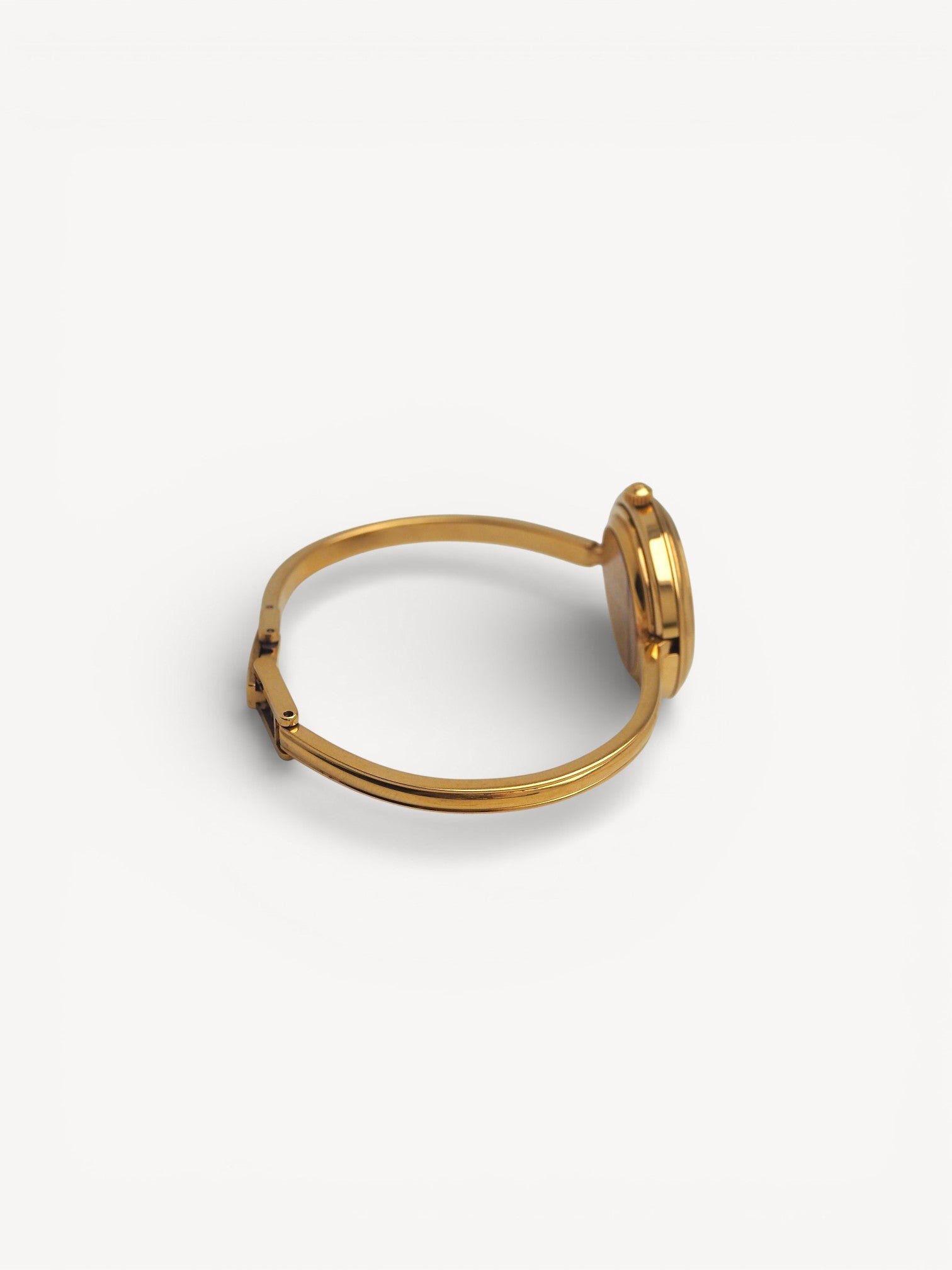 Pre-owned 1990s Gucci Gold-Plated Interchangeable Bezel Watch