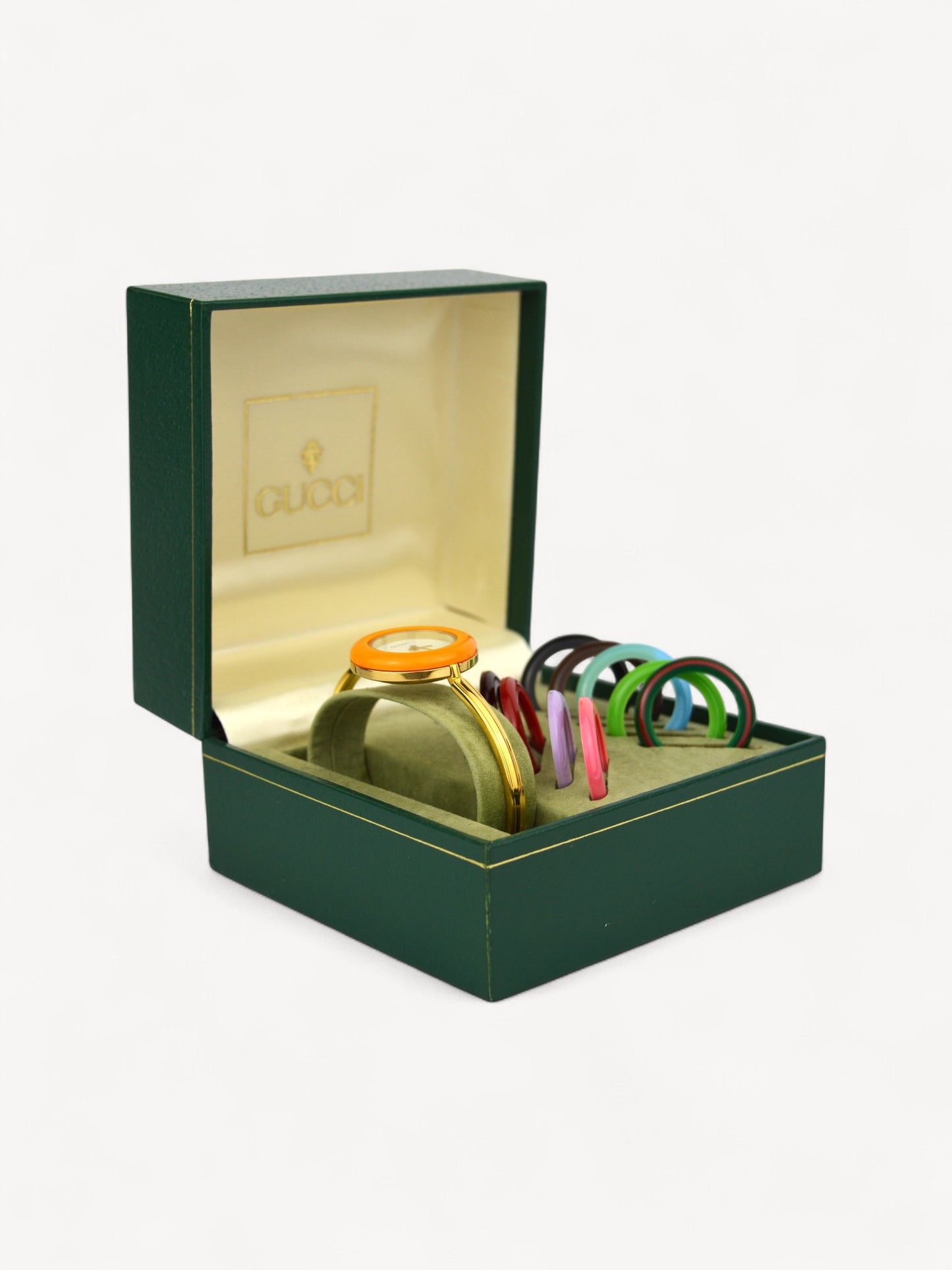 GUCCI INTERCHANGEABLE BEZEL WATCH