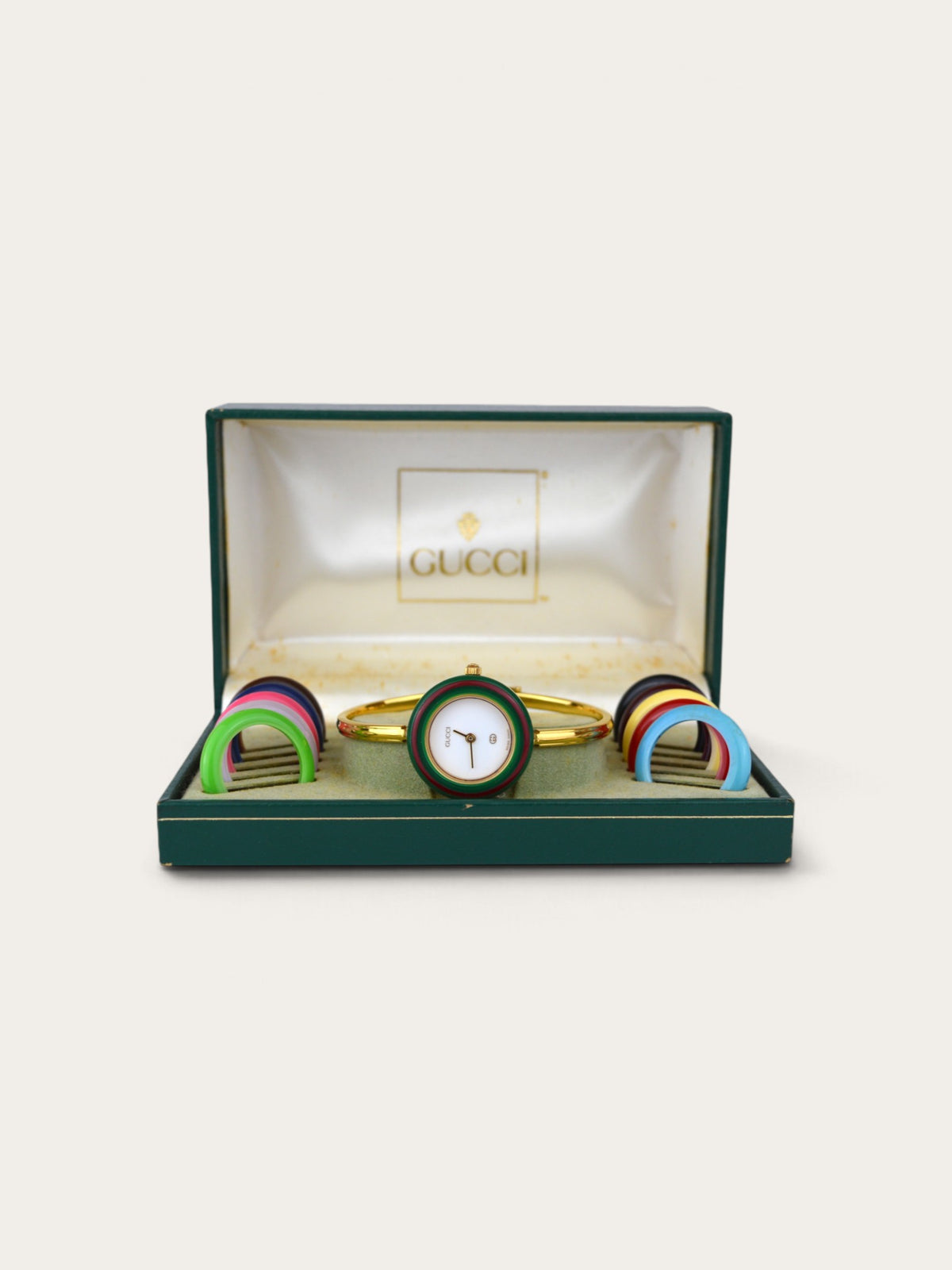 GUCCI INTERCHANGEABLE BEZEL WATCH
