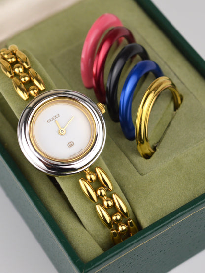 GUCCI INTERCHANGEABLE BEZEL WATCH