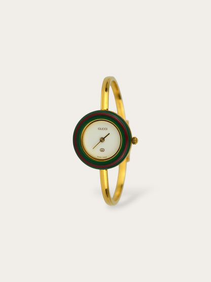 GUCCI INTERCHANGEABLE BEZEL WATCH