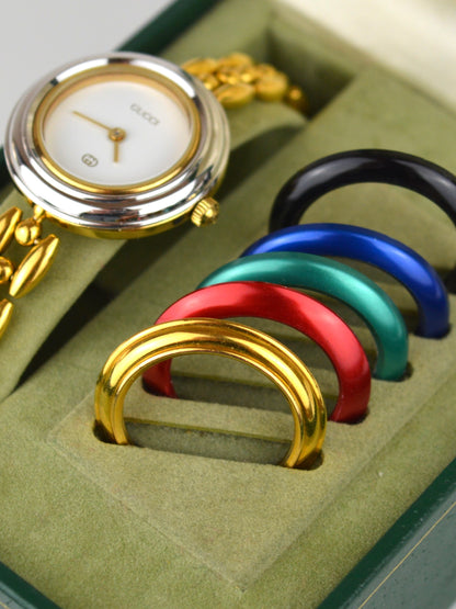GUCCI INTERCHANGEABLE BEZEL WATCH