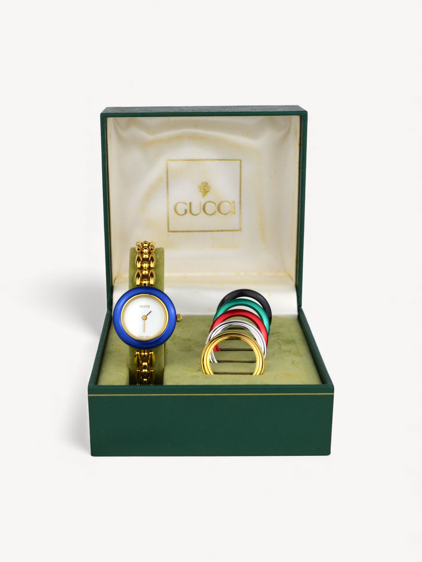 GUCCI INTERCHANGEABLE BEZEL WATCH