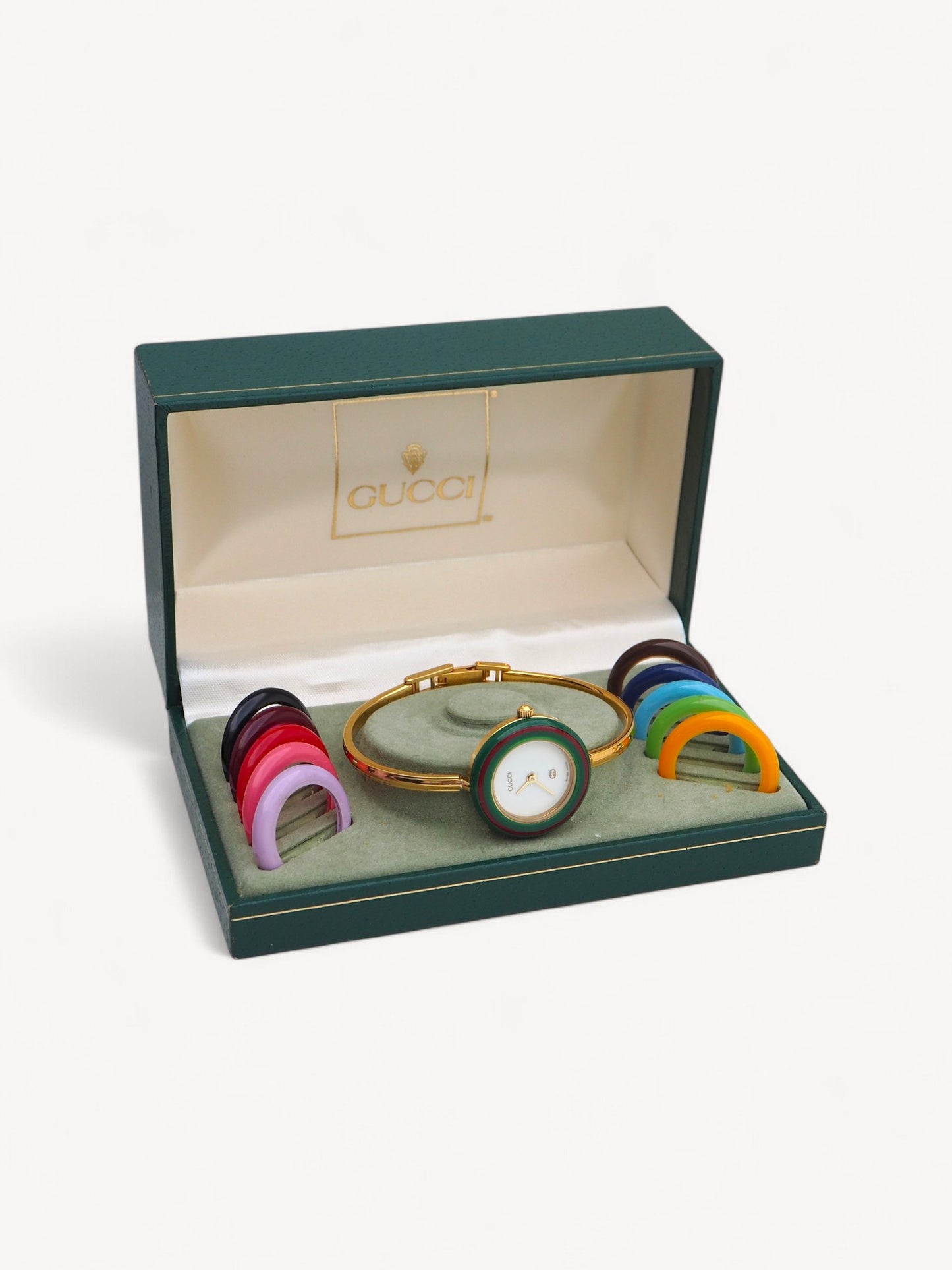 GUCCI INTERCHANGEABLE BEZEL WATCH