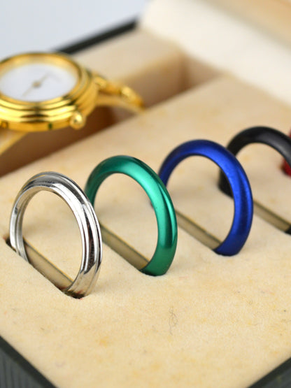 GUCCI INTERCHANGEABLE BEZEL WATCH