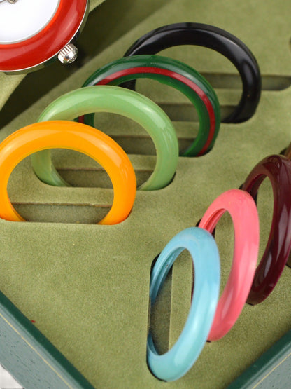 GUCCI INTERCHANGEABLE BEZEL WATCH