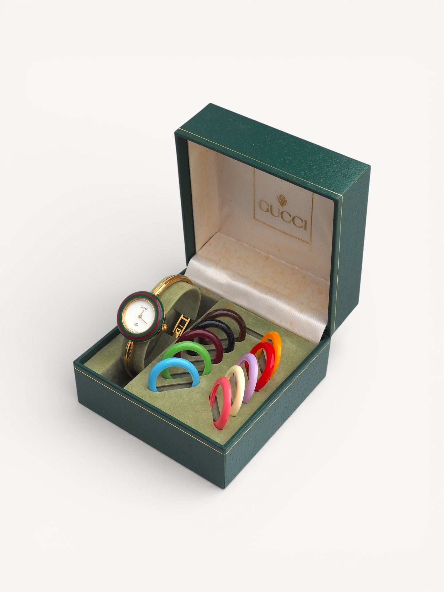 GUCCI INTERCHANGEABLE BEZEL WATCH