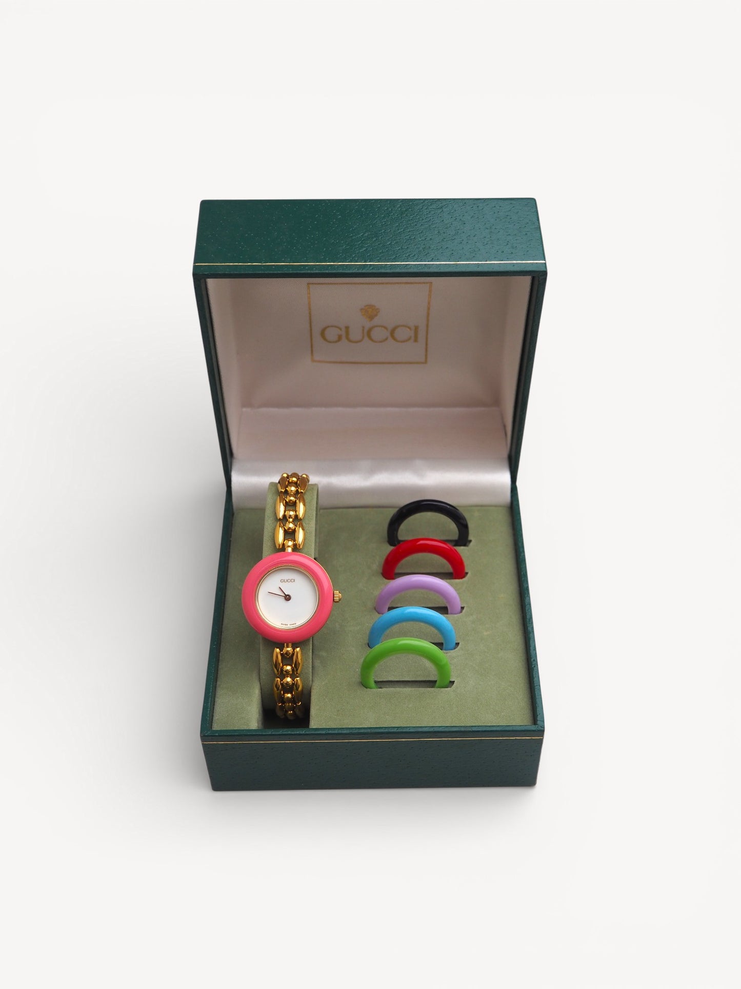 GUCCI INTERCHANGEABLE BEZEL WATCH