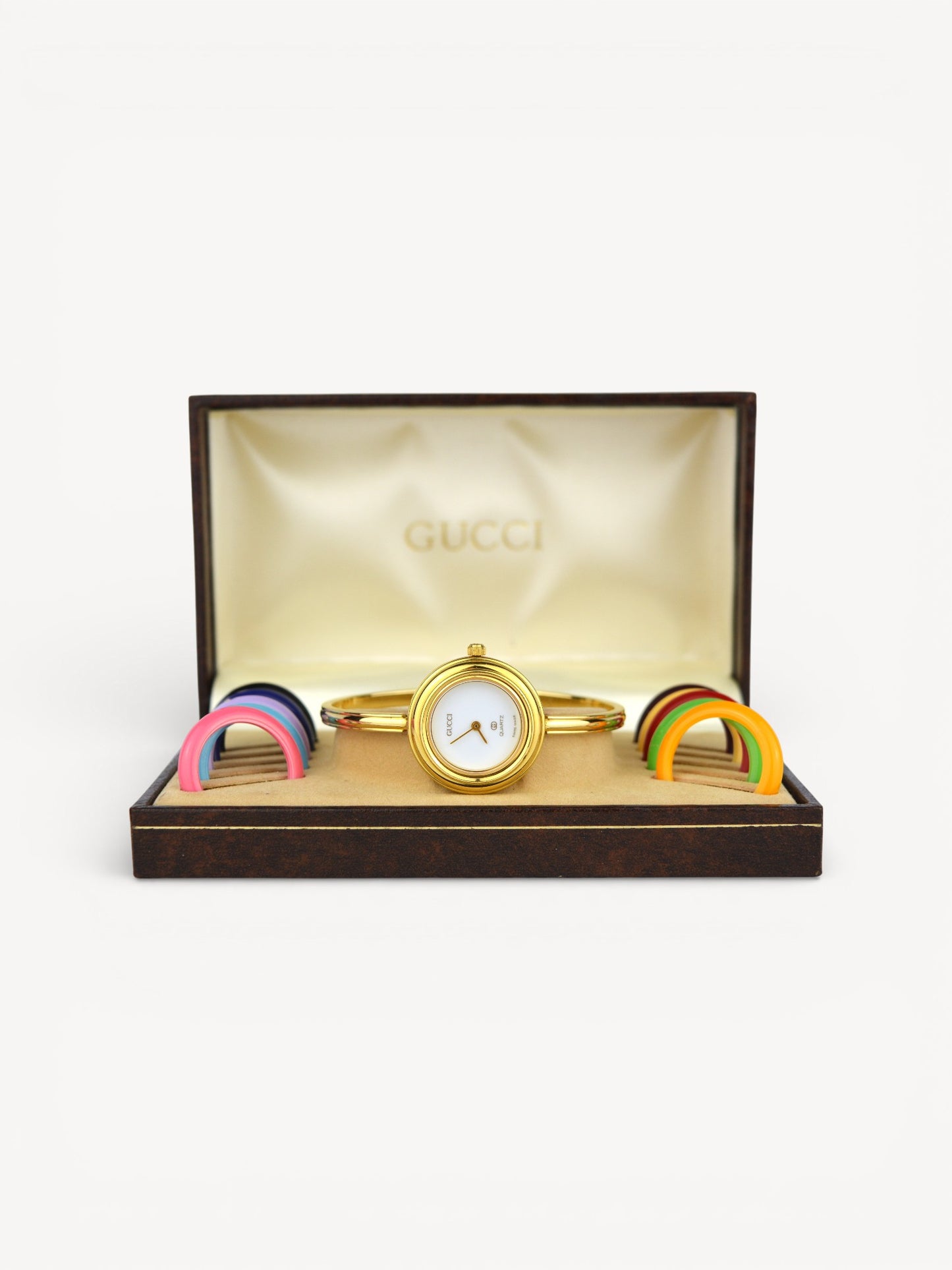 GUCCI INTERCHANGEABLE BEZEL WATCH