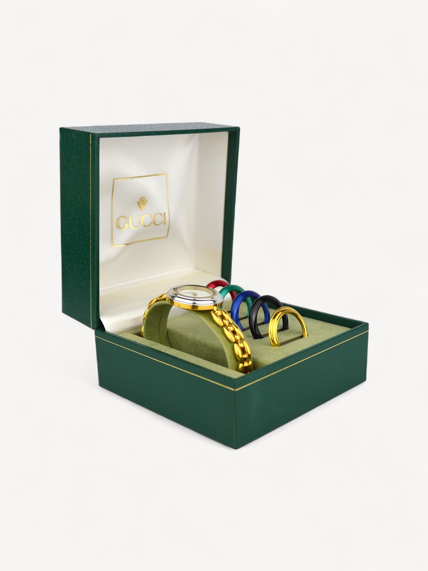 GUCCI INTERCHANGEABLE BEZEL WATCH