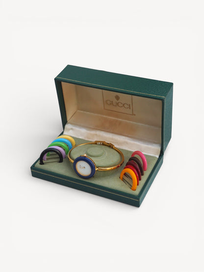 GUCCI INTERCHANGEABLE BEZEL WATCH