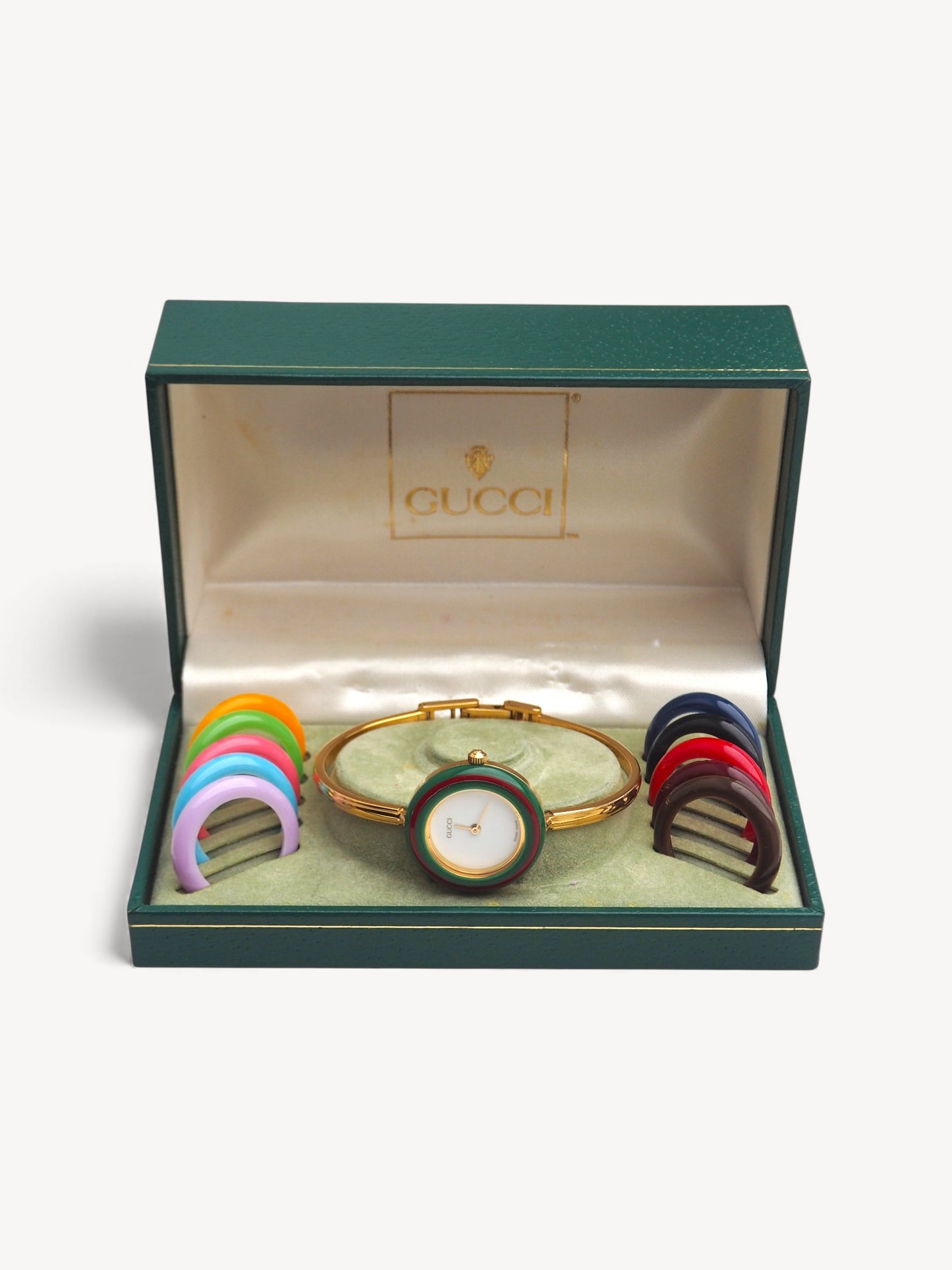 GUCCI INTERCHANGEABLE BEZEL WATCH