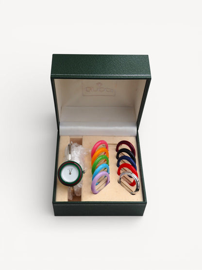 GUCCI INTERCHANGEABLE BEZEL WATCH