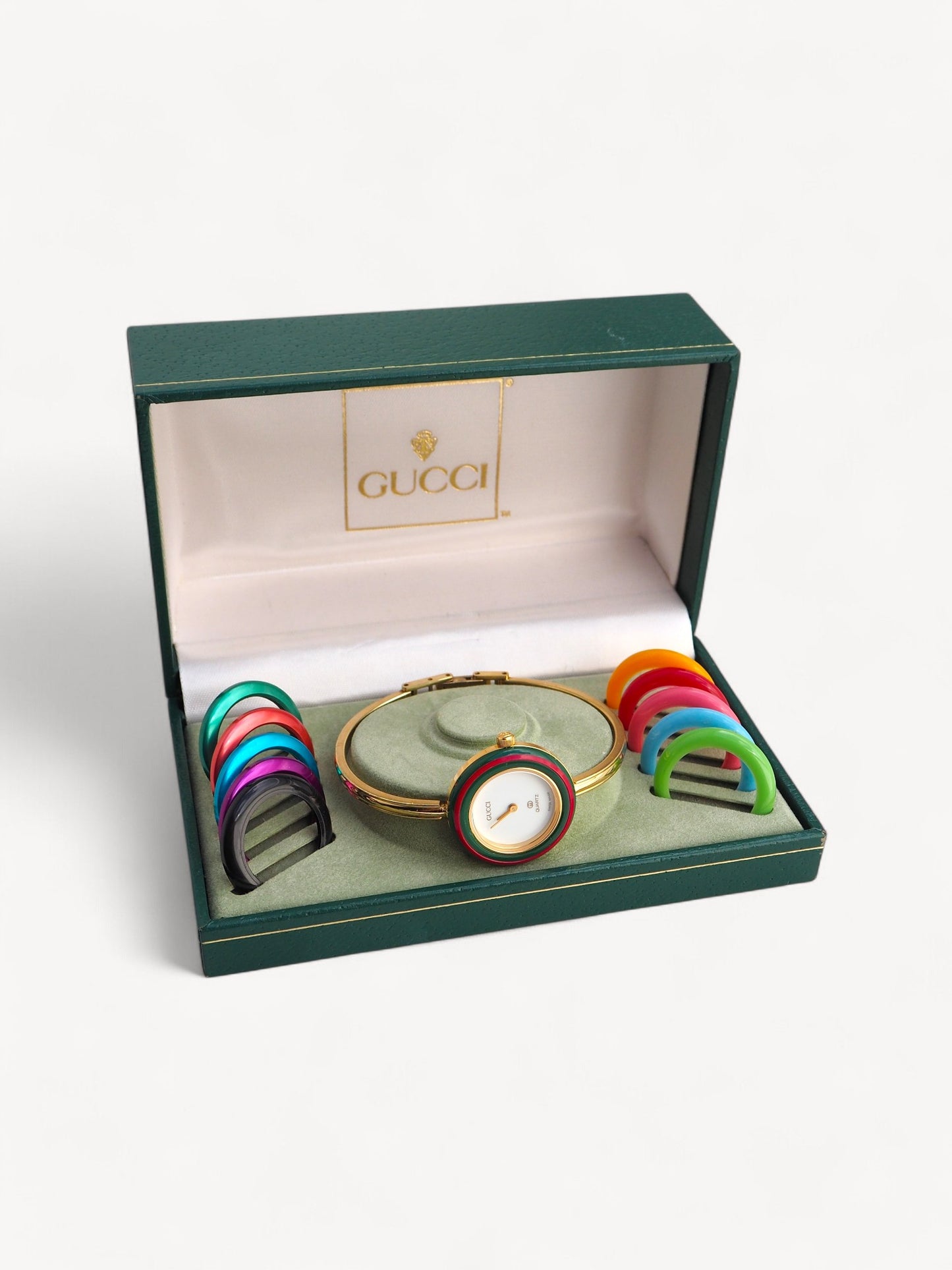 GUCCI INTERCHANGEABLE BEZEL WATCH