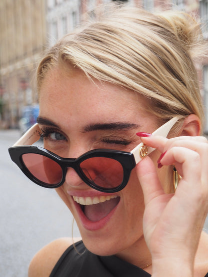 GUCCI GG0957S 004 SUNGLASSES CAT EYE SUNGLASSES
