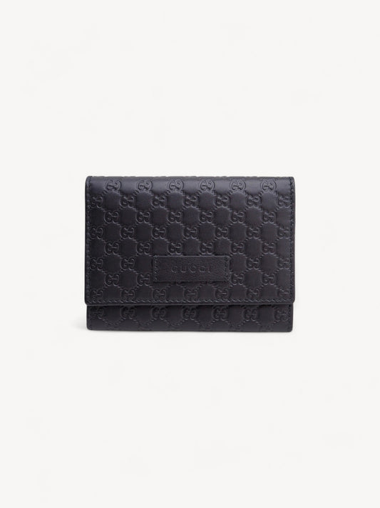 GUCCI GUCCISSIMA CARD HOLDER BLACK