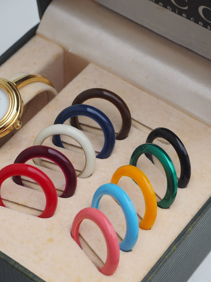 GUCCI INTERCHANGEABLE BEZEL WATCH