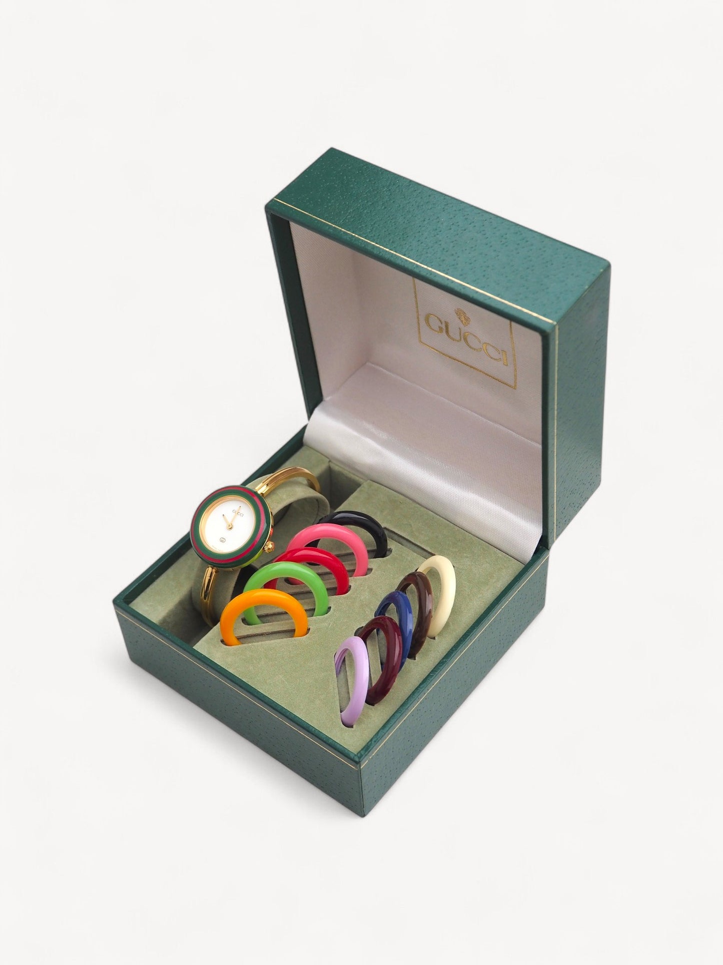 GUCCI INTERCHANGEABLE BEZEL WATCH