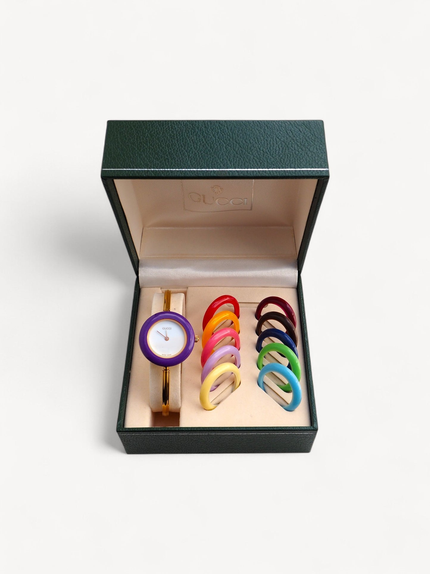 GUCCI INTERCHANGEABLE BEZEL WATCH